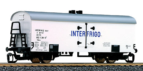 Refrigerator car &quot;Interfrigo&quot;<br /><a href='images/pictures/Tillig/14010.jpg' target='_blank'>Full size image</a>